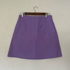 NWT Purple Denim Skirt
